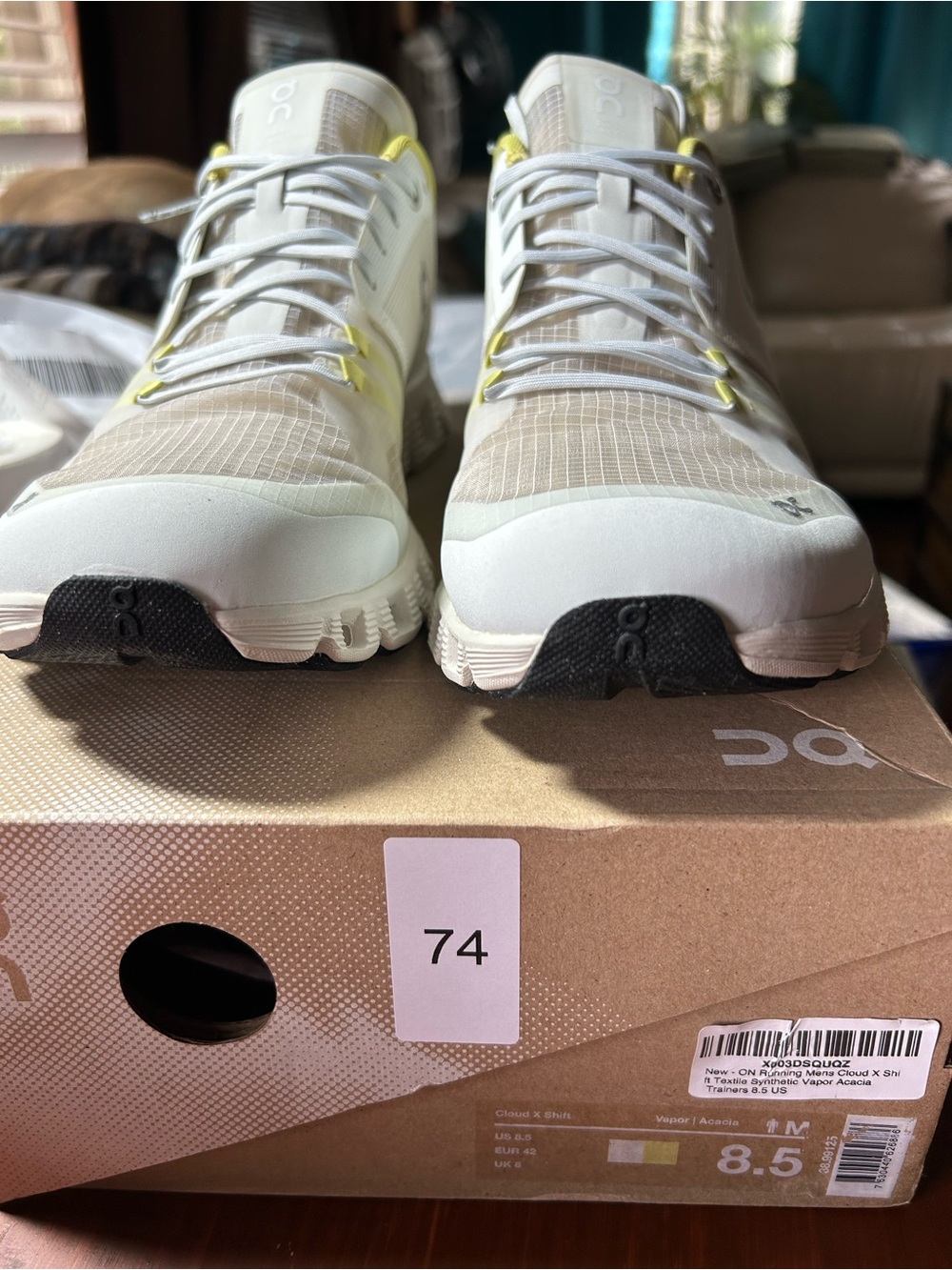 On Running Men’s Cloudace White with Yellow Accents
